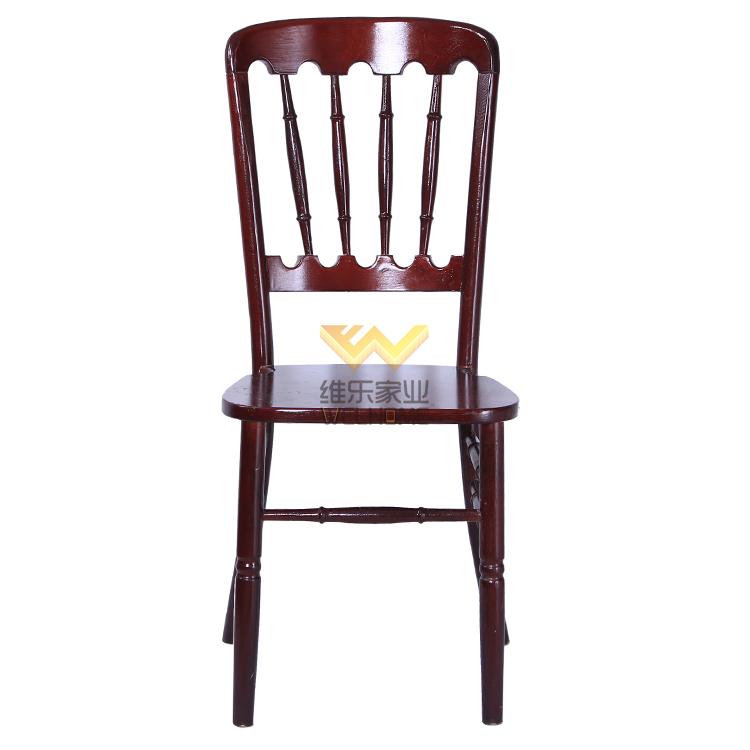 Mahogany solid wood chateau chair for wedding/events